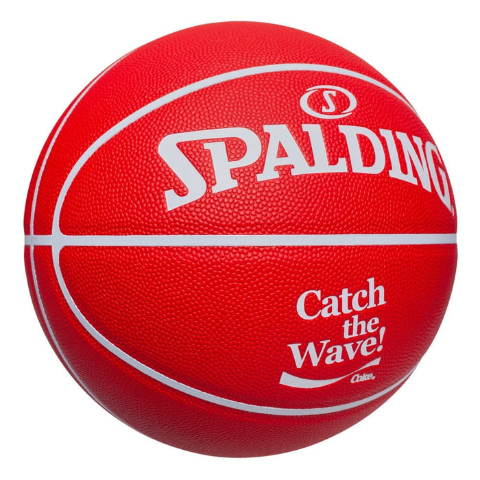 【ショップ限定エントリーでさらに+9倍】SPALDINGスポルディングバスケットボールコカ・コーラキャッチザウェーブレッド合成皮革7号球78060Y
