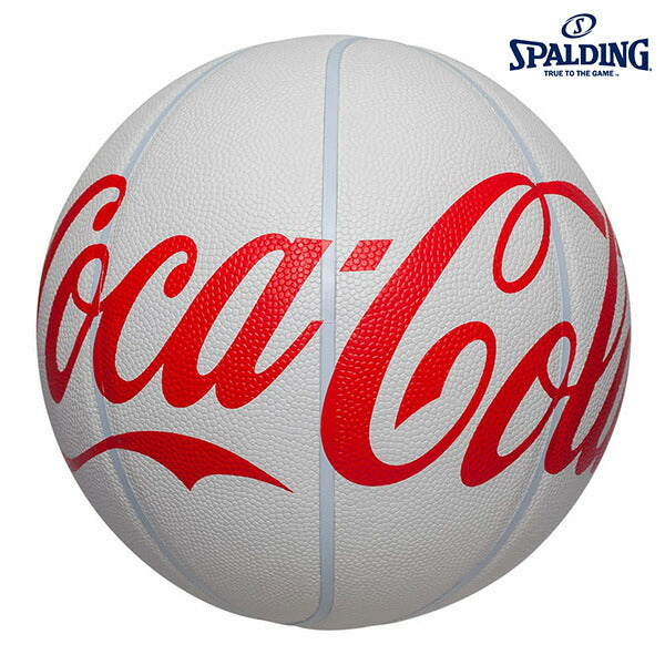 SPALDINGスポルディングバスケットボールコカ・コーラタイプホワイト合成皮革7号球78063Y