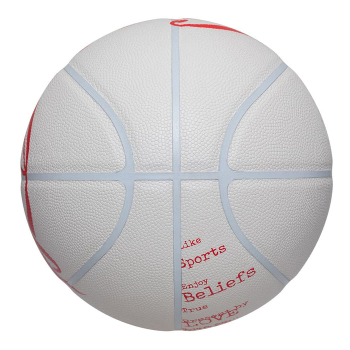 SPALDINGスポルディングバスケットボールコカ・コーラタイプホワイト合成皮革7号球78063Y