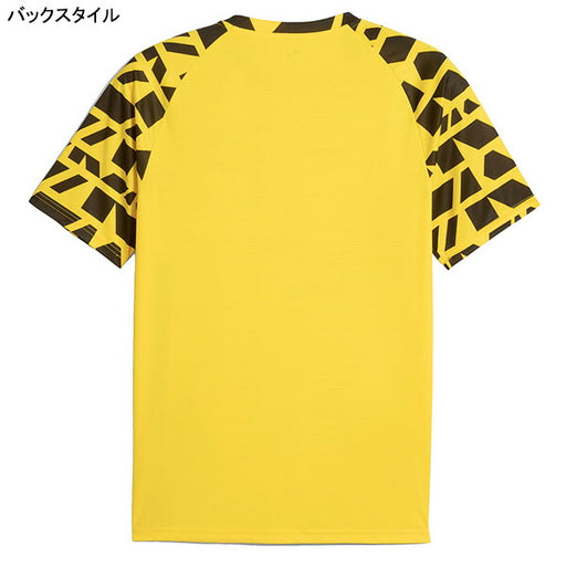 【ショップ限定エントリーでさらに+9倍】ボルシアドルトムントBVB2025-26プレマッチ半袖シャツ781685-01サッカーレプリカプラクティスシャツ半袖イエロープーマPUMA