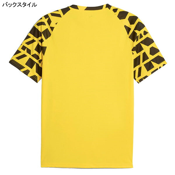 【ショップ限定エントリーでさらに+9倍】ボルシアドルトムントBVB2025-26プレマッチ半袖シャツ781685-01サッカーレプリカプラクティスシャツ半袖イエロープーマPUMA