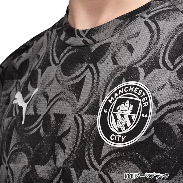 プーマPUMAマンチェスターシティMCFCプレマッチ半袖シャツ782167サッカープレミアリーグプラクティスシャツメンズ