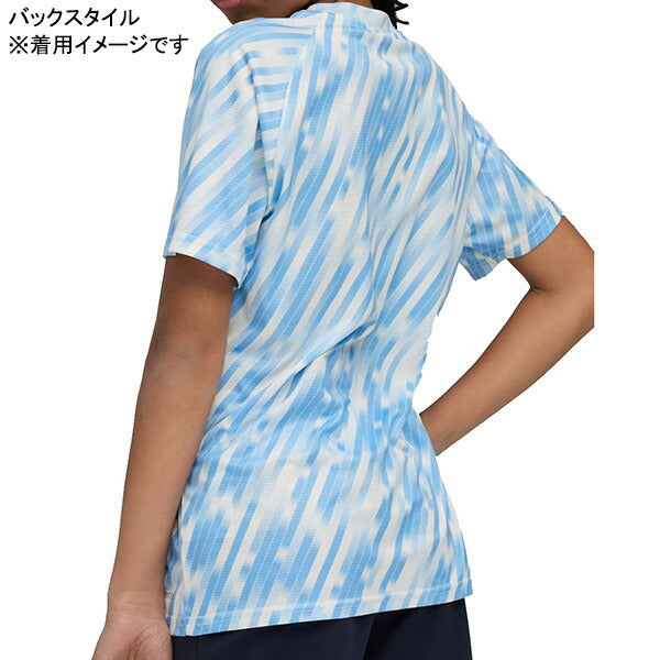 【ショップ限定エントリーでさらに+9倍】マンチェスターシティジュニアMCFC2025-26プレマッチ半袖シャツ782169-10サッカーレプリカプラクティスシャツシルバースカイ子供用プーマPUMA