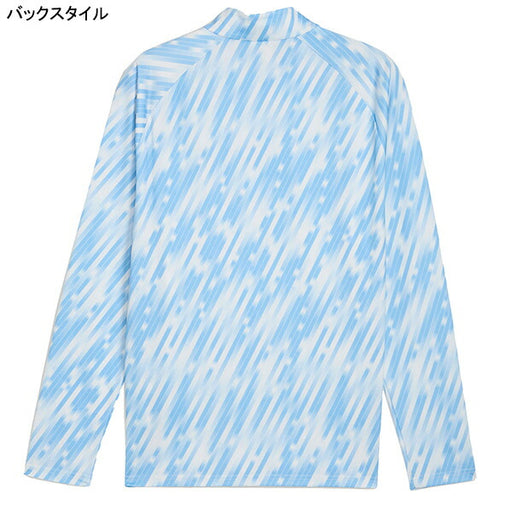 【ショップ限定エントリーでさらに+9倍】マンチェスターシティMCFC2025-26プレマッチクォータージップトップ782170-10サッカーレプリカトレーニングトップ長袖シルバースカイプーマPUMA