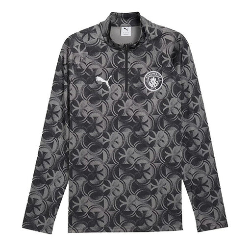 マンチェスターシティMCFC2025-26プレマッチクォータージップトップ782170-11サッカーレプリカトレーニングトップ長袖プーマPUMA