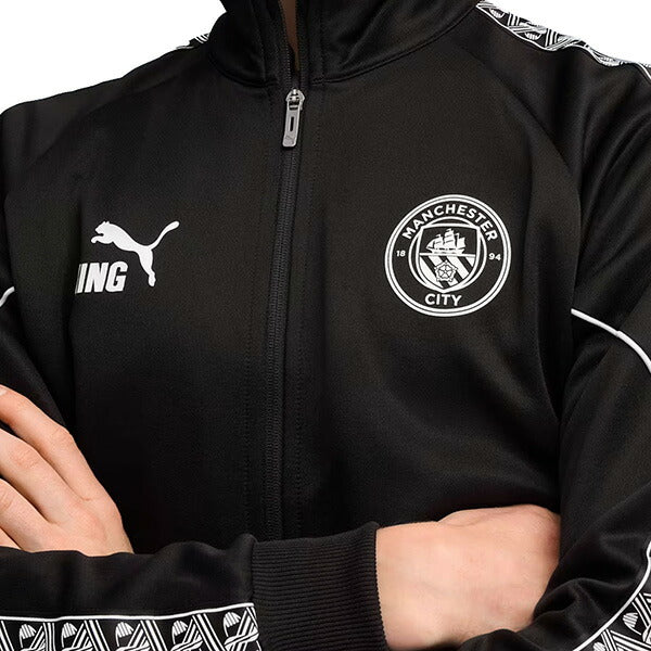 【上下セット】マンチェスターシティMCFCKINGアンセムジャケットパンツプーマ782173782174サッカープレミアリーグレプリカトレーニングウェア