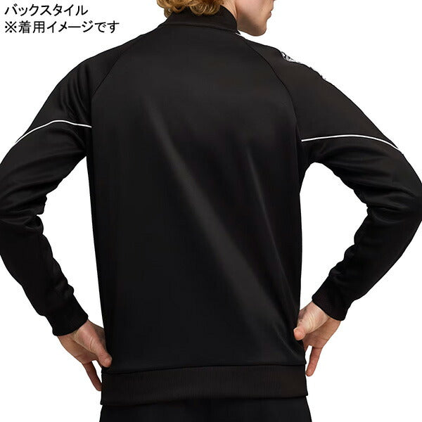 マンチェスターシティMCFC2025-26キングアンセムジャケット782173-02サッカーレプリカトラックジャケットブラックプーマPUMA