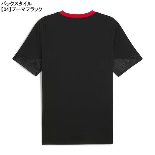 【エントリーでポイント10倍】ACミランACM2025-26トレーニング半袖シャツ782356サッカーレプリカプラシャツ半袖プーマPUMA