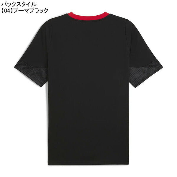 【エントリーでポイント10倍】ACミランACM2025-26トレーニング半袖シャツ782356サッカーレプリカプラシャツ半袖プーマPUMA