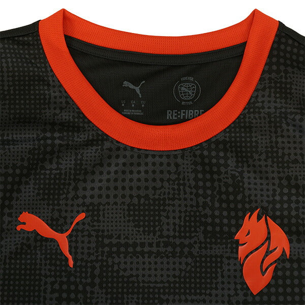 【エントリーでポイント10倍】ACミランACM2025-26トレーニング半袖シャツ782356サッカーレプリカプラシャツ半袖プーマPUMA