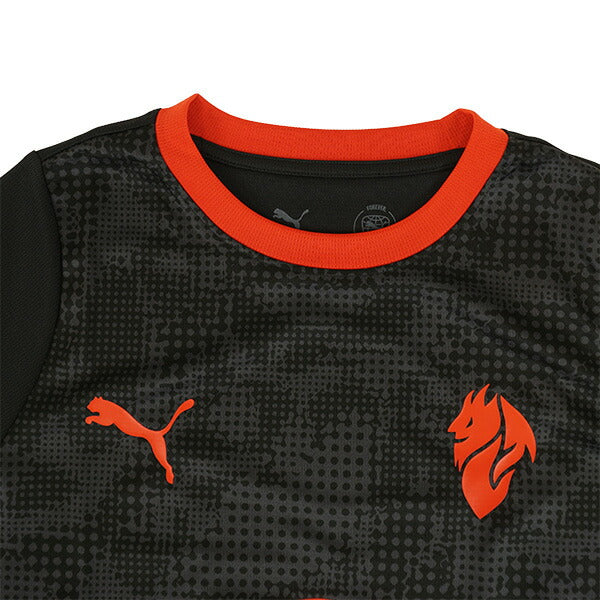 【ショップ限定エントリーでさらに+9倍】ACミランジュニアACM2025-26トレーニング半袖シャツ782358-04サッカーレプリカプラシャツ半袖子供用プーマPUMA