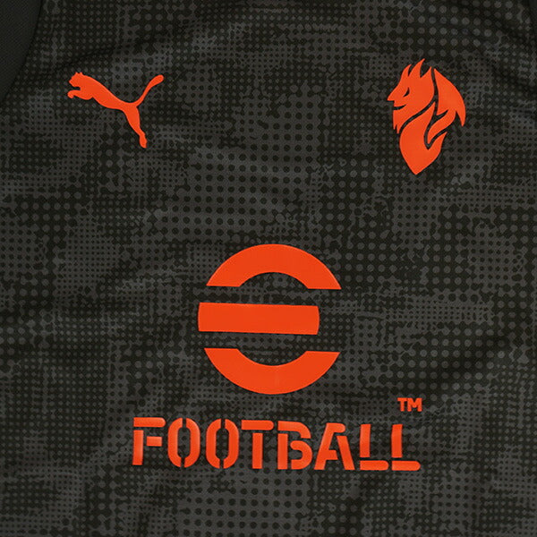 【ショップ限定エントリーでさらに+9倍】ACミランジュニアACM2025-26トレーニング半袖シャツ782358-04サッカーレプリカプラシャツ半袖子供用プーマPUMA