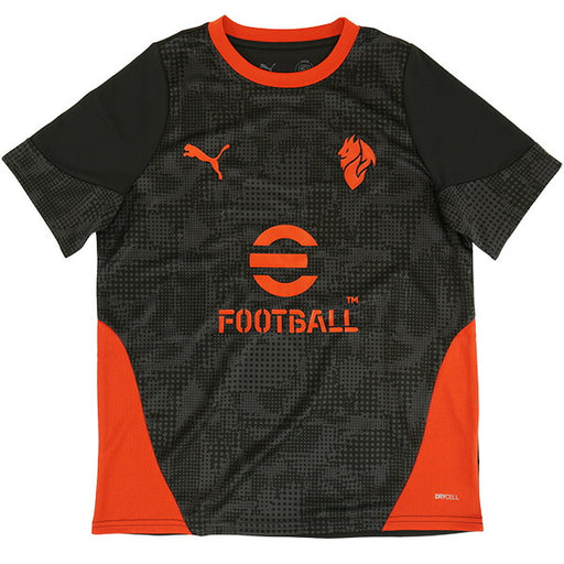 【ショップ限定エントリーでさらに+9倍】ACミランジュニアACM2025-26トレーニング半袖シャツ782358-04サッカーレプリカプラシャツ半袖子供用プーマPUMA