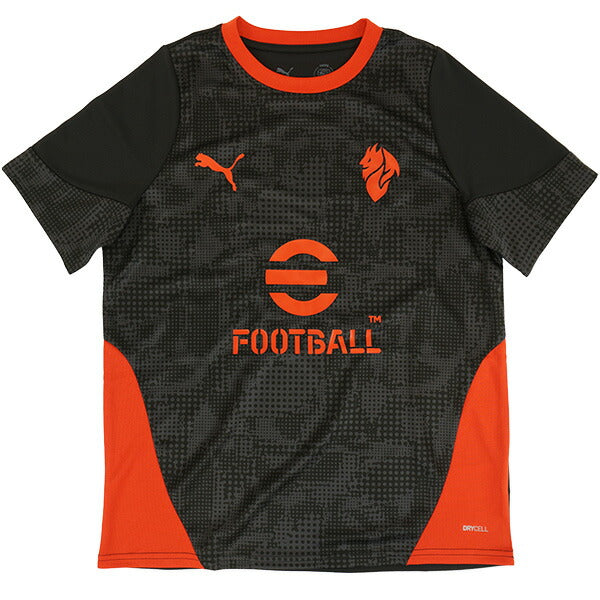 【ショップ限定エントリーでさらに+9倍】ACミランジュニアACM2025-26トレーニング半袖シャツ782358-04サッカーレプリカプラシャツ半袖子供用プーマPUMA