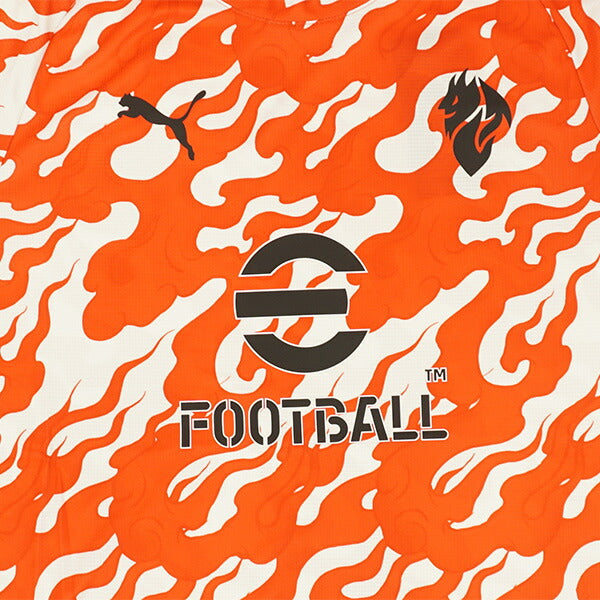 【ショップ限定エントリーでさらに+9倍】ACミランACM2025-26プレマッチ半袖シャツ782388-02サッカーレプリカプラシャツホワイトレッドプーマPUMA