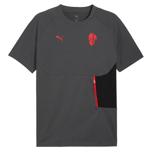 【ショップ限定エントリーでさらに+9倍】ACミランACM2025-26プーマテックポケット半袖Tシャツ782393-15サッカーカジュアルグレープーマPUMA