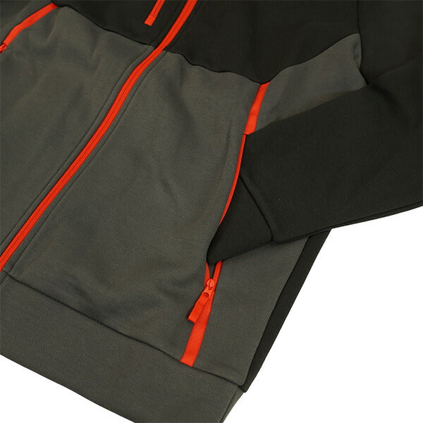 【ショップ限定エントリーでさらに+9倍】ACミランACM2025-26プーマテックフルジップフーディ裏起毛782394-04サッカースウェットブラックプーマPUMA