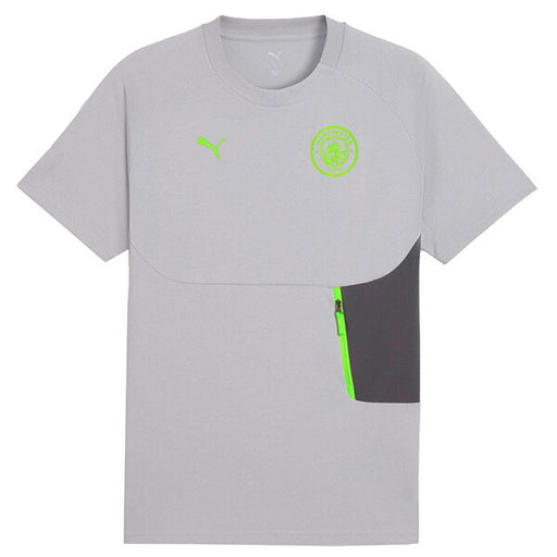 【ショップ限定エントリーでさらに+9倍】マンチェスターシティMCFC2025-26プーマテックポケット半袖Tシャツ782655-18サッカー半袖グレープーマPUMA