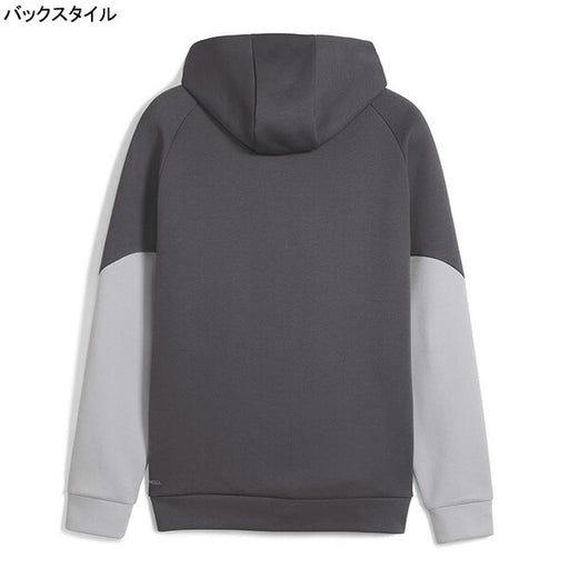 【ショップ限定エントリーでさらに+9倍】マンチェスターシティMCFC2025-26プーマテックフルジップフーディ裏起毛782656-18サッカースウェットジップパーカーグレープーマPUMA