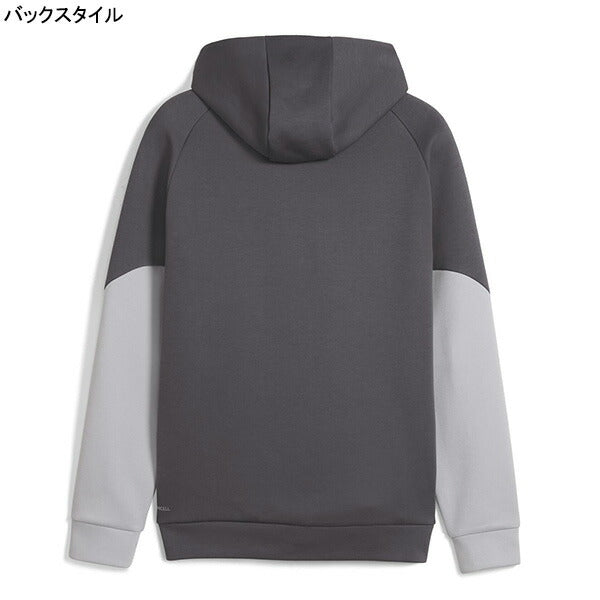 【ショップ限定エントリーでさらに+9倍】マンチェスターシティMCFC2025-26プーマテックフルジップフーディ裏起毛782656-18サッカースウェットジップパーカーグレープーマPUMA