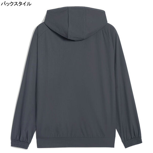 【ショップ限定エントリーでさらに+9倍】マンチェスターシティMCFCプーマテックウーブンジャケット782669-18サッカーレプリカウインドブレーカーグレープーマPUMA