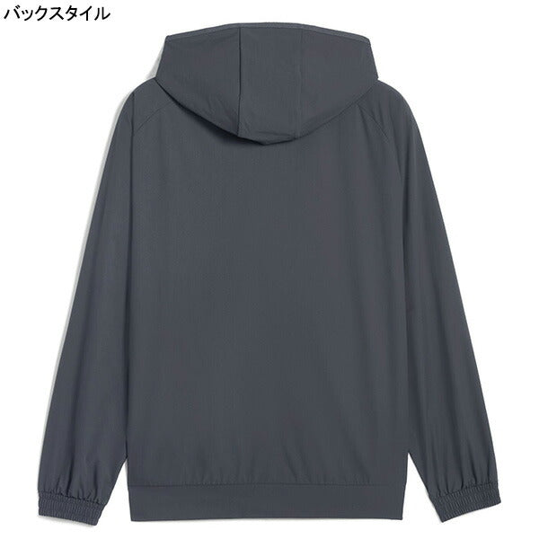 【ショップ限定エントリーでさらに+9倍】マンチェスターシティMCFCプーマテックウーブンジャケット782669-18サッカーレプリカウインドブレーカーグレープーマPUMA