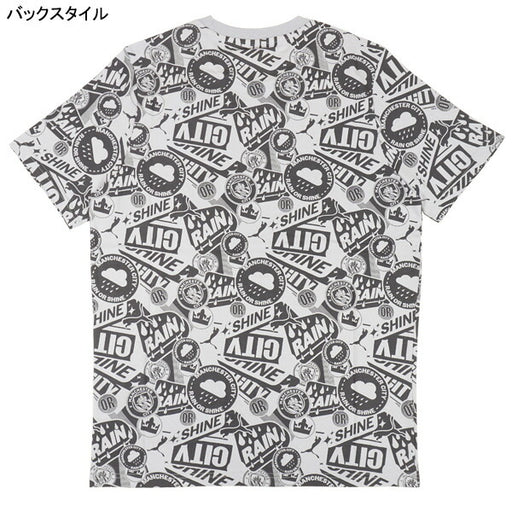 【ショップ限定エントリーでさらに+9倍】マンチェスターシティMCFC2025-26FTBLCULTURETeeAOP782672-25サッカーカジュアルTシャツ総柄グレーフォグプーマPUMA