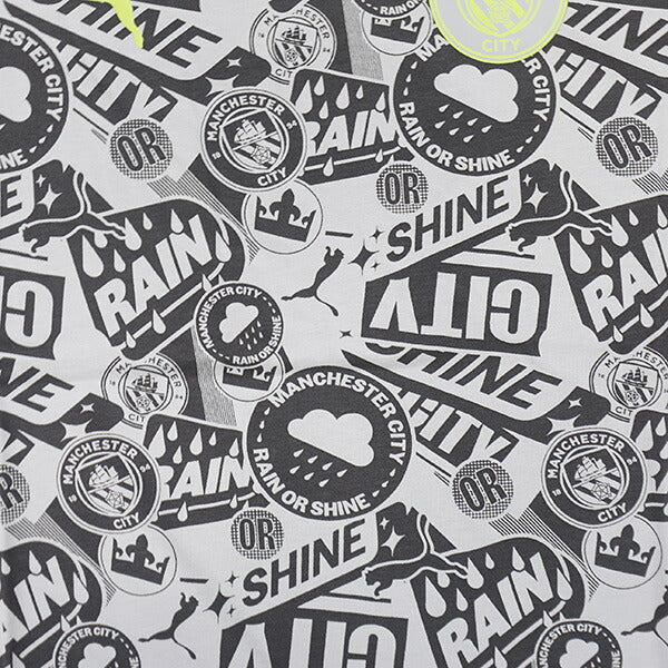 【ショップ限定エントリーでさらに+9倍】マンチェスターシティMCFC2025-26FTBLCULTURETeeAOP782672-25サッカーカジュアルTシャツ総柄グレーフォグプーマPUMA