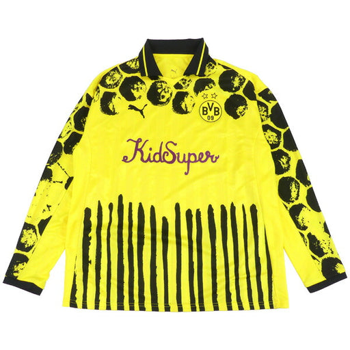 【ショップ限定エントリーでさらに+9倍】ボルシアドルトムントKIDSUPERXBVBLSレトロシャツ782753-02サッカー長袖プーマPUMA