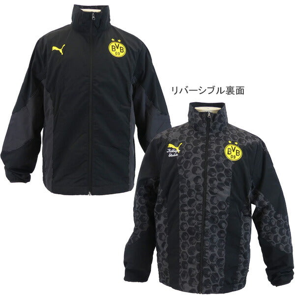 ボルシアドルトムントKIDSUPERXBVBリバーシブルジャケット782757-03サッカージップトレーニングウェアプーマPUMA