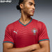 ポルトガル代表FPF2026レプリカホームユニフォーム783278-01サッカーレッド半袖プーマPUMA