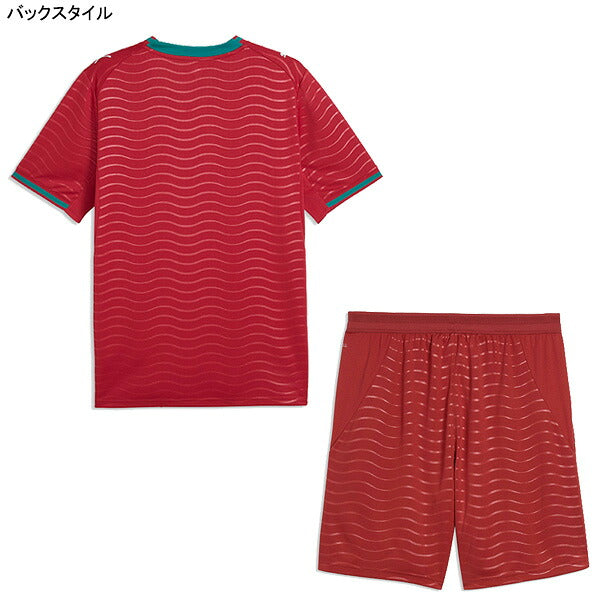 【上下セット】ポルトガル代表FPF2026レプリカホームユニフォームショーツ上下783278-783299サッカーレッド半袖プーマPUMA