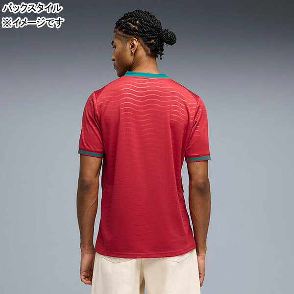 【上下セット】ポルトガル代表FPF2026レプリカホームユニフォームショーツ上下783278-783299サッカーレッド半袖プーマPUMA