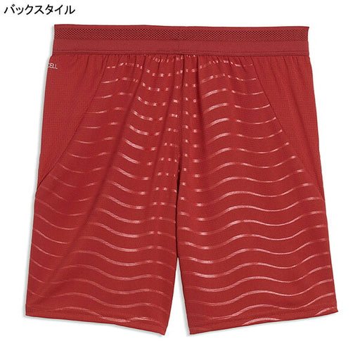 ジュニアFPF2026レプリカホームショーツ783300-01サッカーレッドパンツ子供用プーマPUMA