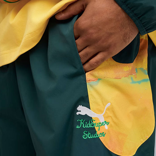 KIDSUPERSTUDIOSマメロディサンダウンズFCトラベルパンツプーマ783505-24サッカー南アフリカレプリカトレーニングパンツサポーターグッズ