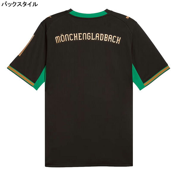 ボルシアメンヒェングラートバッハBMG2026-07レプリカアウェイユニフォーム半袖784007-02サッカープーマブラックプーマPUMA