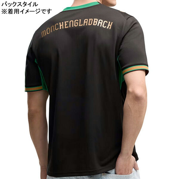 ボルシアメンヒェングラートバッハBMG2026-07レプリカアウェイユニフォーム半袖784007-02サッカープーマブラックプーマPUMA