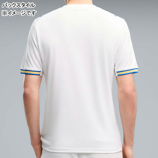 オリンピックマルセイユOM2026-27レプリカホームユニフォーム半袖784252-01サッカーホワイトブループーマPUMA