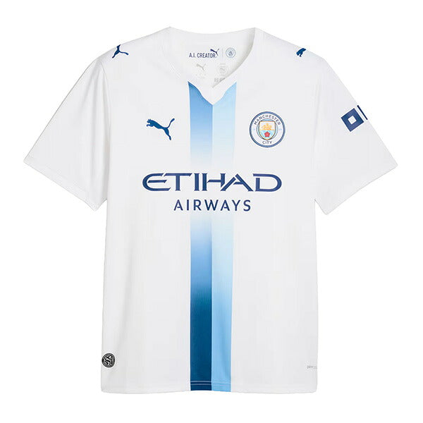 マンチェスターシティMCFC2026-27レプリカ3rdユニフォーム半袖784352-06サッカーホワイトプーマPUMA