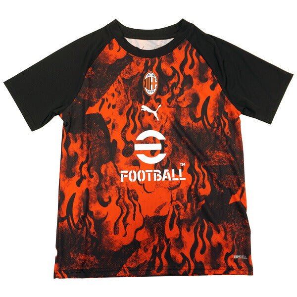 ACミランジュニアACMPMシャツ784715-01サッカーレプリカプラクティスシャツレッド子供用プーマPUMA