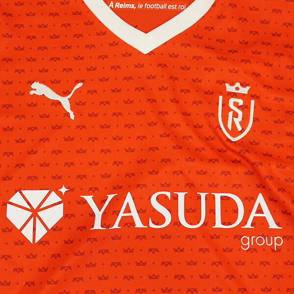 【ショップ限定エントリーでさらに+9倍】スタッドランスREIMS2025-26レプリカホームユニフォーム785385-01サッカー半袖プーマレッドプーマPUMA