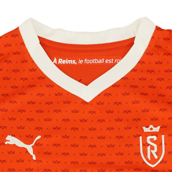 【ショップ限定エントリーでさらに+9倍】スタッドランスジュニアREIMS2025-26レプリカホームユニフォーム785386-01サッカープーマレッド子供用プーマPUMA