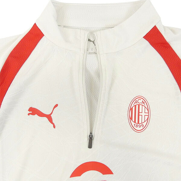 ACミランACM2026-27トレーニング1/4ジップトップ786646-15サッカーレプリカトレウェアベイパーグレープーマPUMA