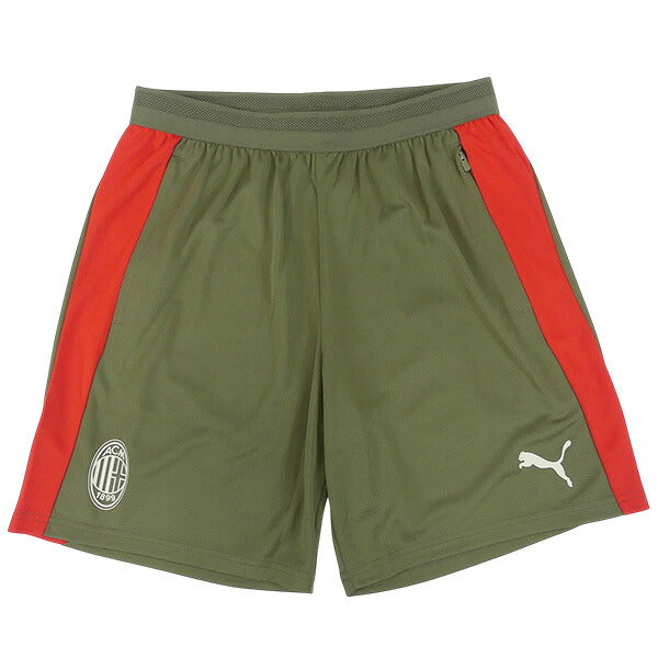 ACミランACM2026-27トレーニングショーツWポケット786654-21サッカーレプリカプラクティスパンツプーマPUMA