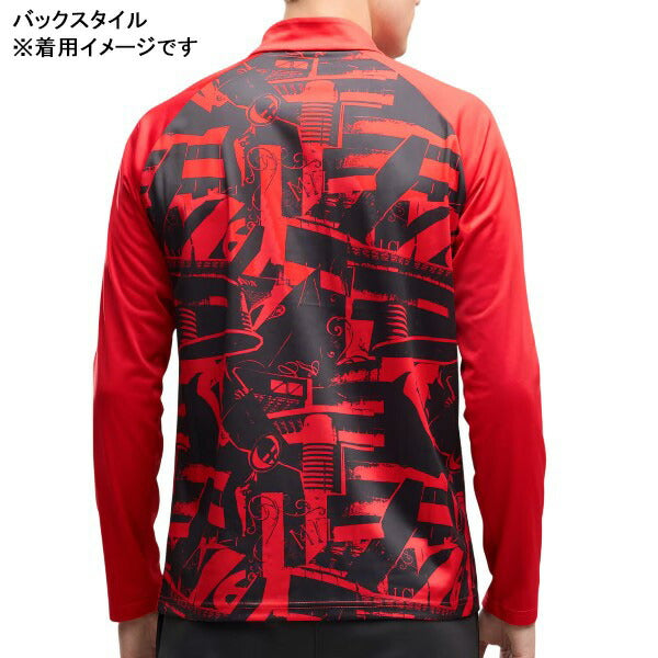 ACミランACM2026-27プレマッチ1/4ジップトップ786678-11サッカーレプリカトレーニングウェアレッドプーマPUMA