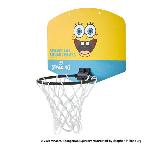 【ショップ限定エントリーでさらに+9倍】スポルディングSPALDINGバスケットボールマイクロミニスポンジ・ボブスマイルミニゴールドアゴール79056J