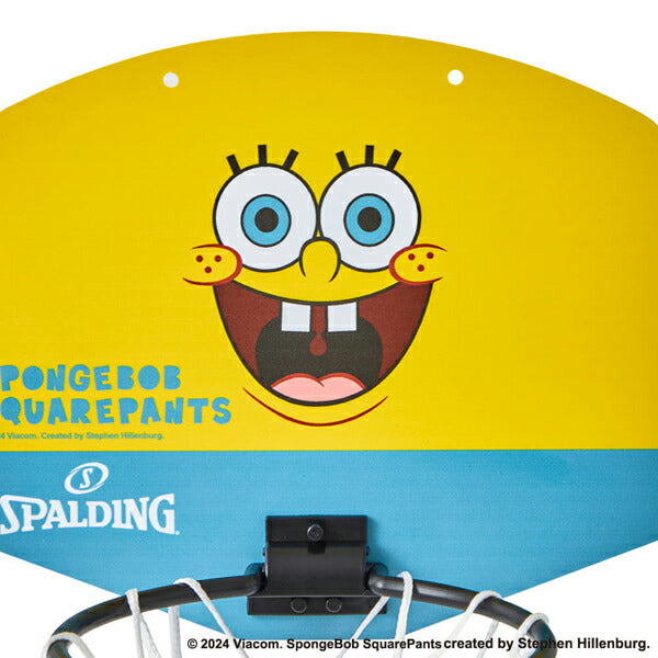 【ショップ限定エントリーでさらに+9倍】スポルディングSPALDINGバスケットボールマイクロミニスポンジ・ボブスマイルミニゴールドアゴール79056J