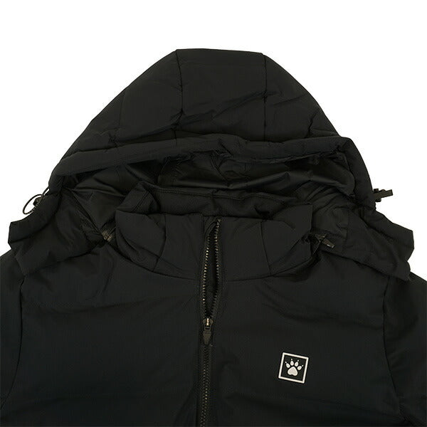 ケルメKELME中綿ハーフコート8161MF1005サッカーフットサル防寒観戦移動フード着脱可メンズ