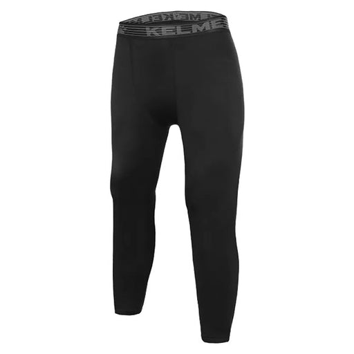 【ネコポス送料無料】ケルメKELMEロングインナーパンツスパッツ8161TL1005サッカーフットサルタイトパンツメンズブラック
