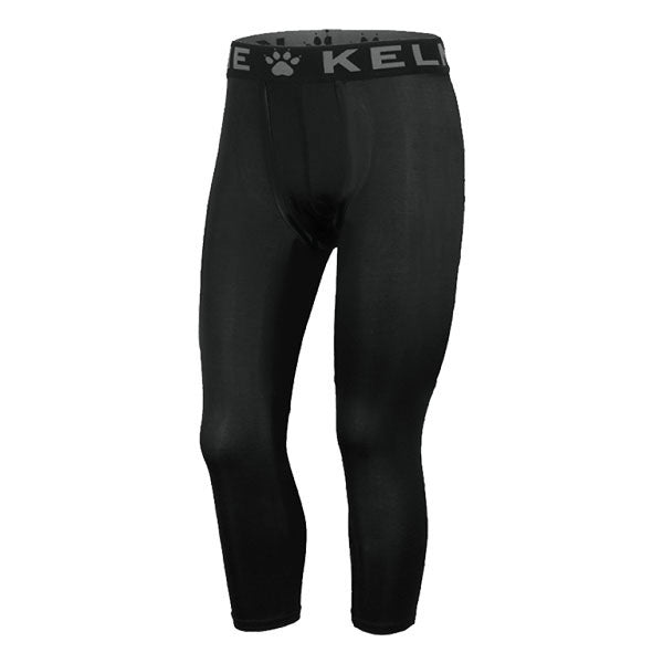 【ネコポス送料無料】ケルメKELME裏起毛ロングスパッツ8161TL1006サッカーフットサル厚手アンダーパンツインナーパンツメンズブラック